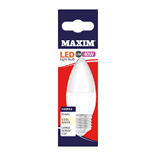 STA030.png Maxim LED Bulb 5w=40w Candle Screw