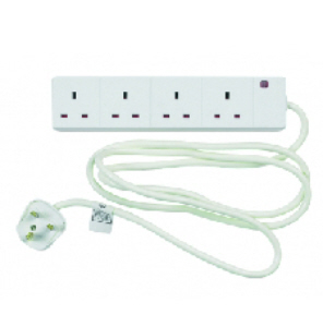 STA038.jpg Extension Lead 4 Way 2 Meter