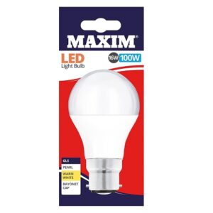Maxim LED Bulb 15w=100w Bayonet Cap