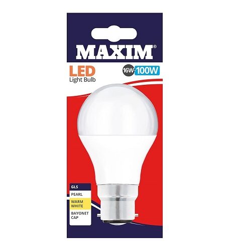 STA041.jpg Maxim LED Bulb 15w=100w Bayonet Cap