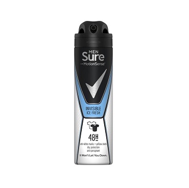 SUR023.jpg Sure Mens Invisible Ice Spray 150ml