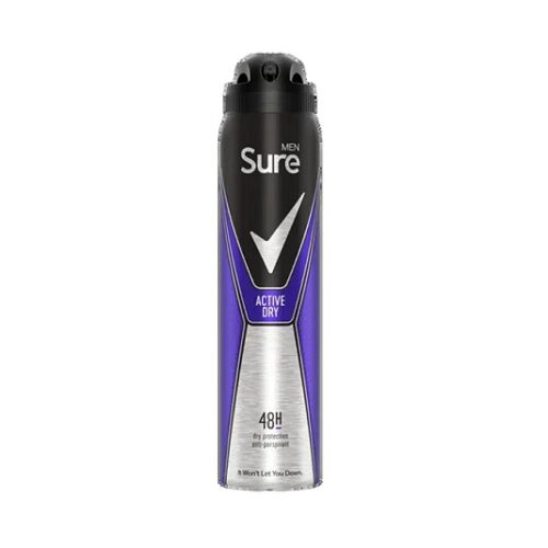 SUR024-1.jpg Sure Mens Active Spray 150ml