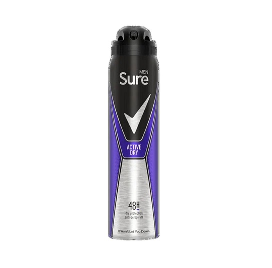 Sure Mens Active Spray 150ml