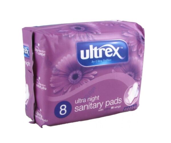 Ultrex Night Sanitary Pads Purple