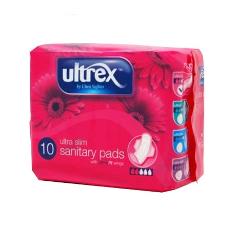 Ultrex Slim Sanitary Pads Red