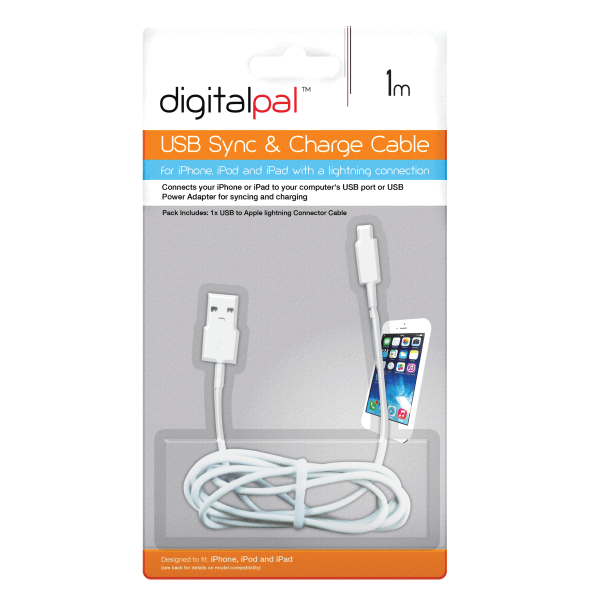USB 1m Charge Cable For Iphone Full Box