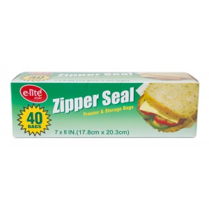 Zipper Seal Medium 40's Full Box
