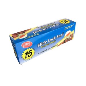 Zipper Seal Slide Lock 15s Half Box