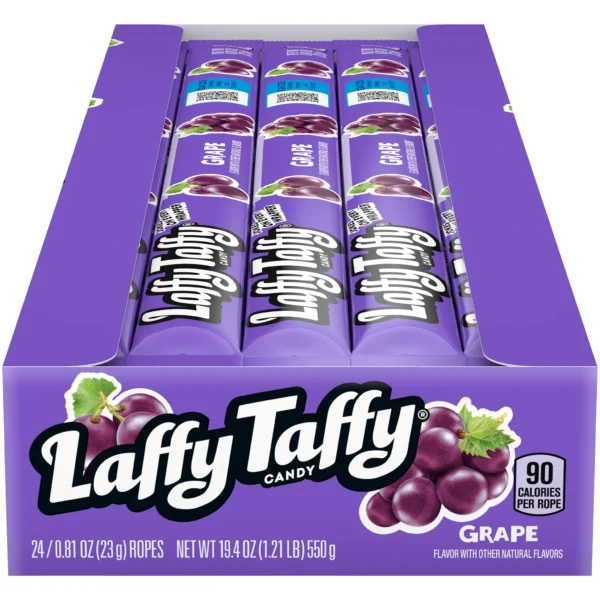 laffytaffygraperopecasefront_2048x.webp Laffy Taffy Rope Grape (22.9g)