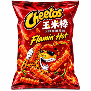 Cheetos Flamin’ Hot Snacks 60g (China)