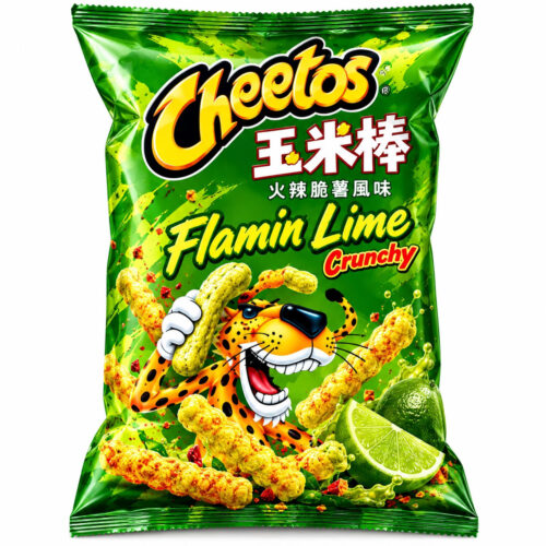 Cheetos Flamin’ Lime Snacks 60g (China)