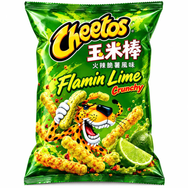 Cheetos Flamin’ Lime Snacks 60g (China)