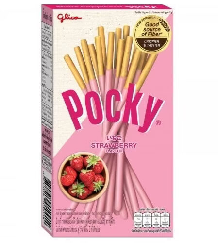 Pocky Strawberry Biscuit Sticks 47g