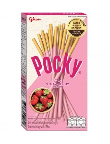 Pocky Strawberry Biscuit Sticks 47g