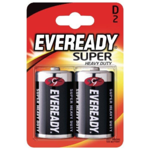 Eveready D Batteries 2 Pack