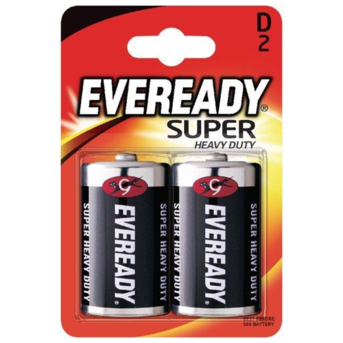 Eveready D Batteries 2 Pack